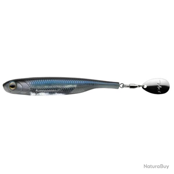 Leurre Souple Fish Arrow Flash J Spin Elastomer 7,5cm 3,2g 7,5cm par 3 #04 - Blue Shad Silver