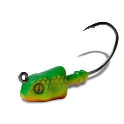 T&ecirc;te Plomb&eacute;e VMC Ori Jig Fire Tiger 14g par 3 n&deg;1/0