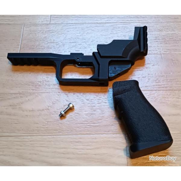 kit cross Huben GK1complet avec rail weaver/Picatinny 20-22mm avant et arri�re