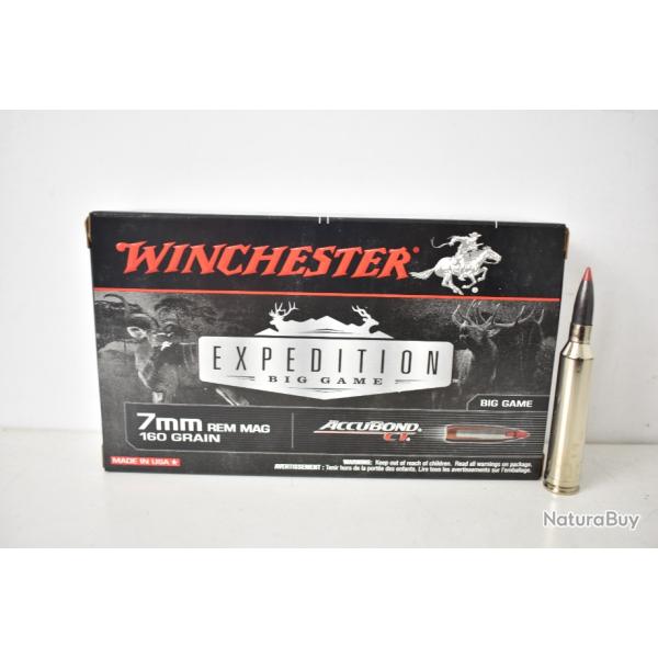 Desto 25! 1 Boite de Balles Winchester Accubond CT cal: 7RM 160gr