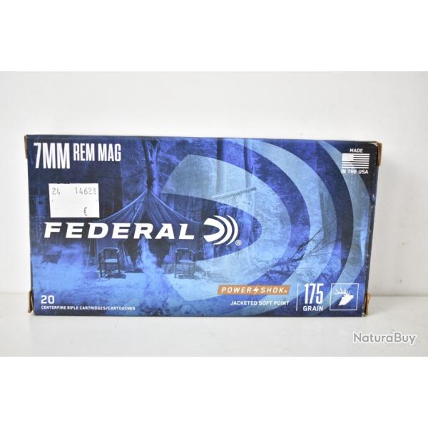 1 Boite de Balles Federal Power Shok cal: 7RM 175gr