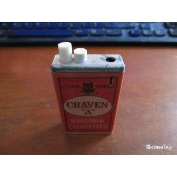Briquet Craven A � gaz 1980's
