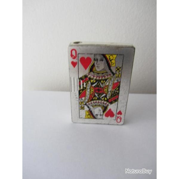 Briquet � gaz en m�tal Poker 1980's