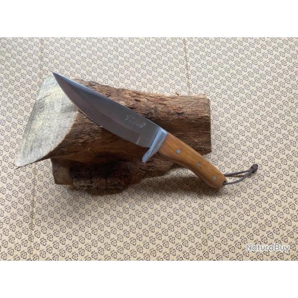 POIGNARD LAME FIXE LAME LAME FIXE FULL TANG TRAVERSANTE LACET CUIR 2 (2024 �