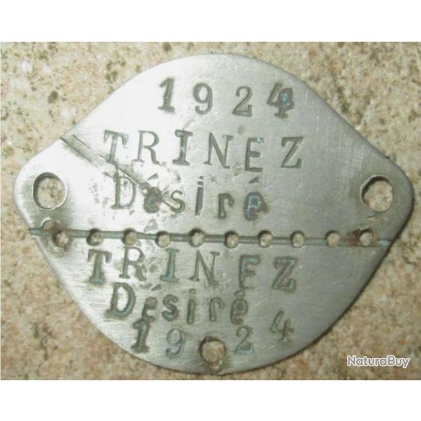 Plaque Identit� France 40
