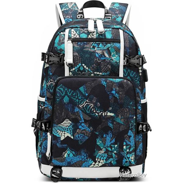 Sac � Dos Portable de Voyage Hommes Sac � Dos pour 14 Pouces Ordinateur Cartable avec Port de Charge