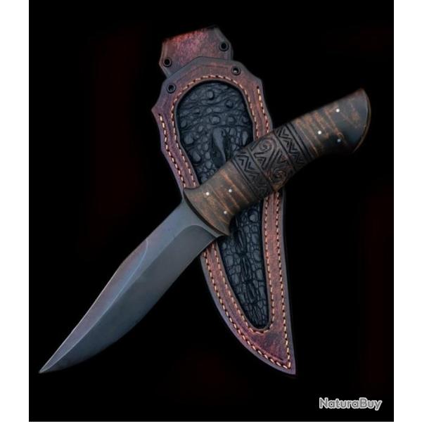 Couteau de Samuel Lurquin, �tui 8ball. Neuf.