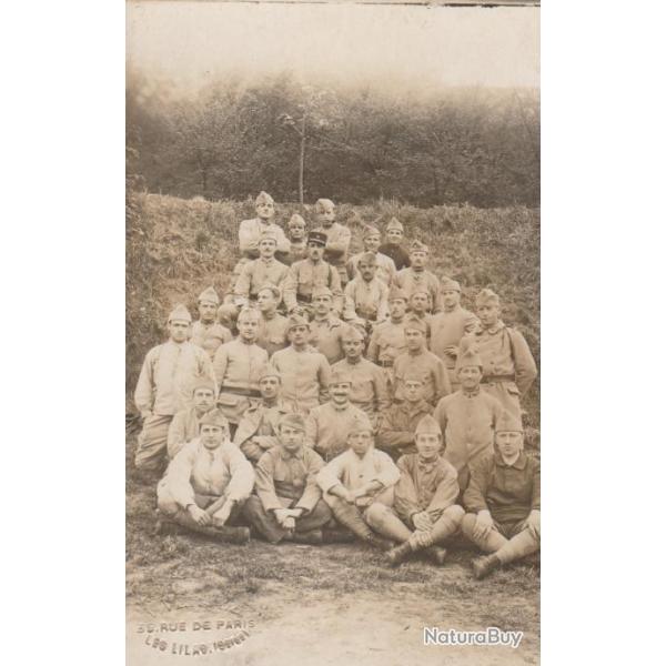 CPA -Carte Photo d'un groupe de soldats-N�583