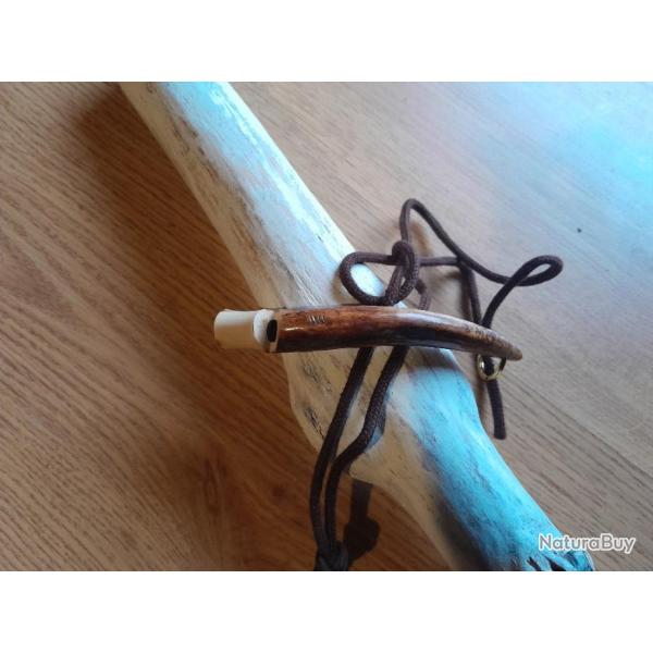 Sifflet corne  de Cerf 11 cm  N�3