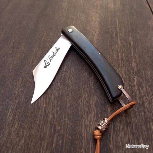 L�gendaire Couteau L EUSTACHE  Manche en Bois d �b�ne