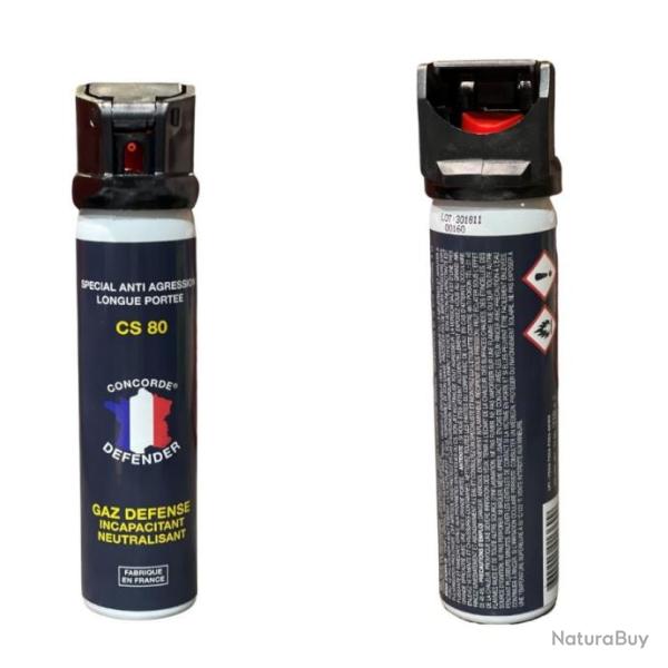 opdef! Arosol gaz CONCORDE DEFENDER cs80 75ml par 1