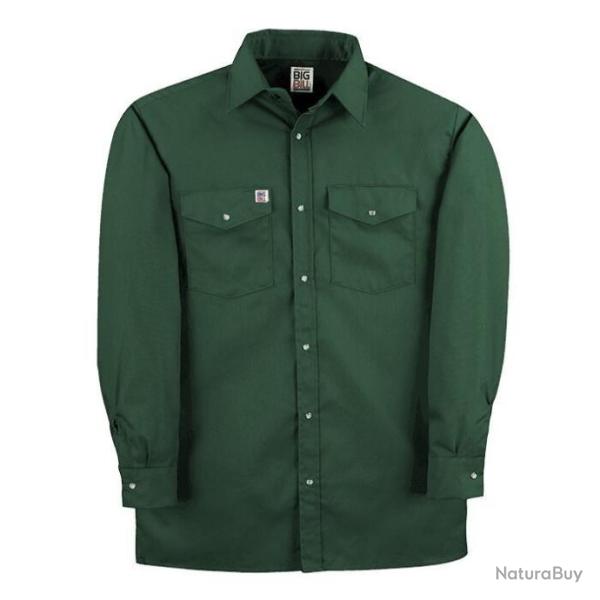 Chemise Big Bill� Bouton-Pression 247/GRN