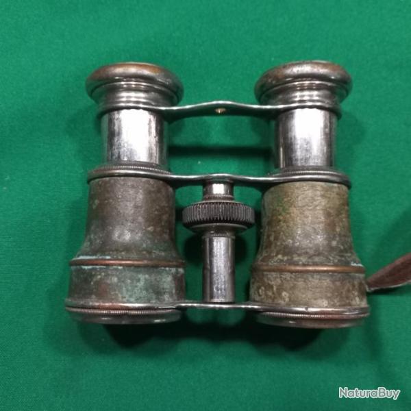 ancienne jumelle de chasse ann�es 1900  POUR PI�CES OU A RESTAURER