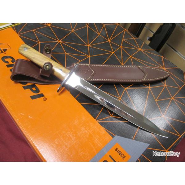 tres belle dague Browning de 37 cm de long avec �tui cuir