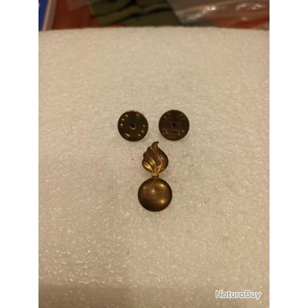 COLLARS officier arm�e us ORDNANCE CORPS WW2 ORIGINAL