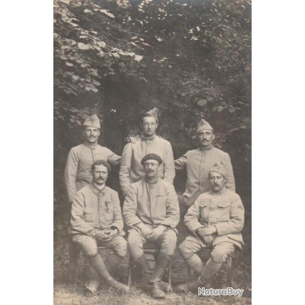 CPA - Carte Photo d'un groupe de soldats  N� 750