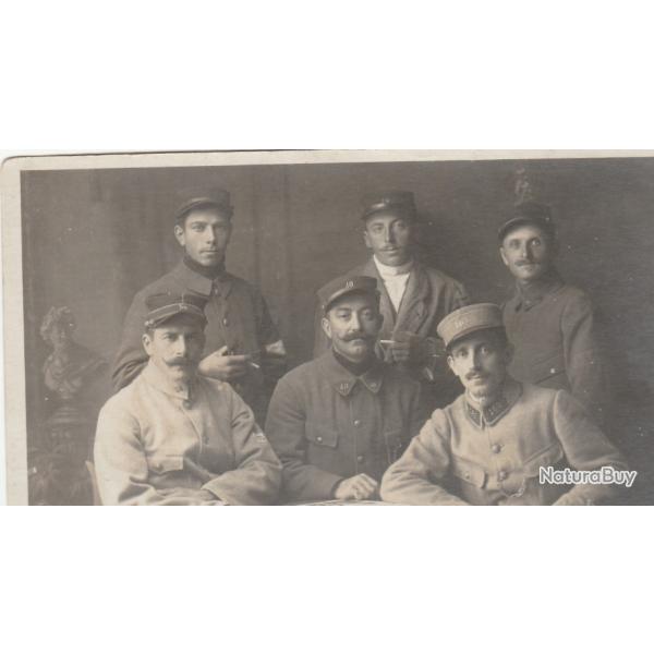 CPA - Carte Photo d'un groupe de soldats  N� 712