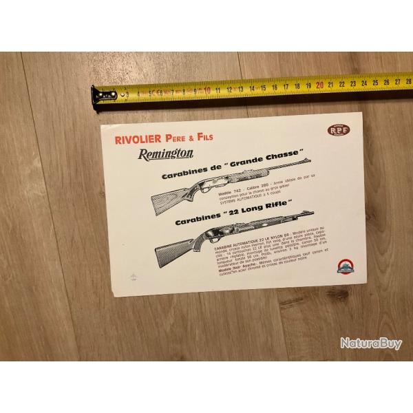 Fiche d'armurier REGMINTON