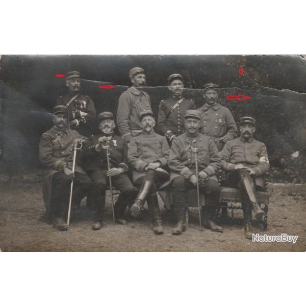CPA - Carte Photo d'un groupe de soldats N� 023