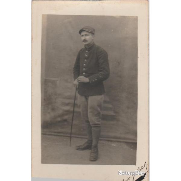 CPA-Carte Photo d'un soldat N�696