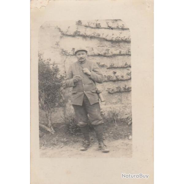 CPA-Carte Photo d'un soldat N�703
