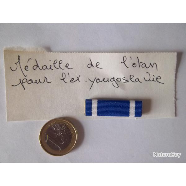 rappel d�coration militaire m�daille OTAN ex-Yougoslavie
