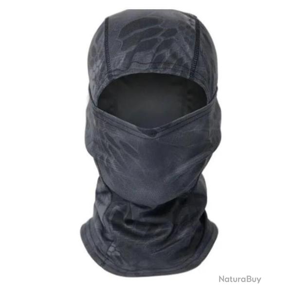 Cagoule de camouflage Python Noir