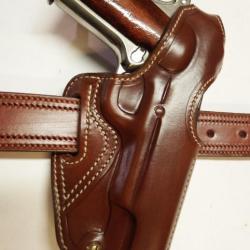 ETUI CUIR "ATTACK "pour 1911 ou autre auto (entreprise artisanale fran&ccedil;aise)