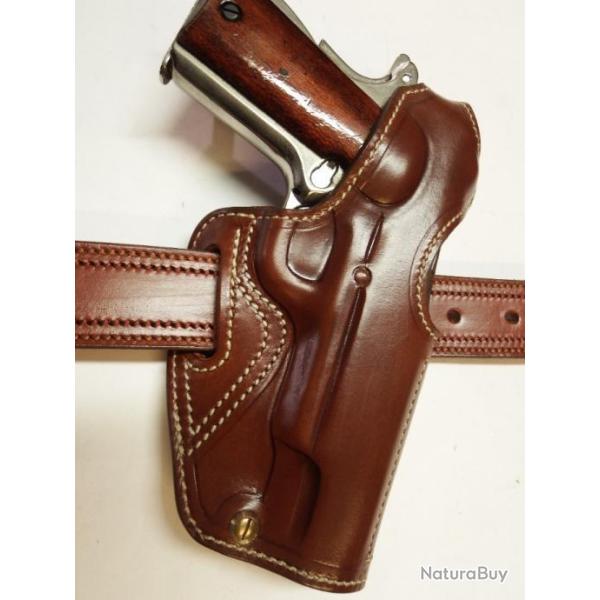 ETUI CUIR "ATTACK "pour 1911 ou autre auto (entreprise artisanale fran�aise)