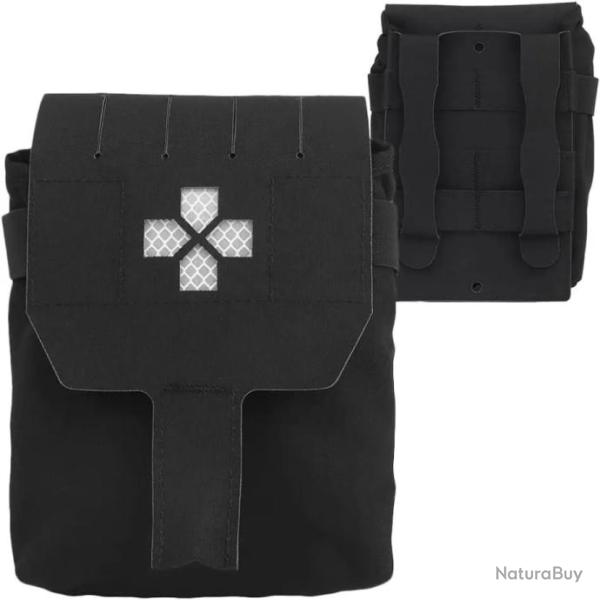 Pochette tactique Molle EDC � d�ploiement rapide-*BLACK- LIVRAISON GRATUITE !!!