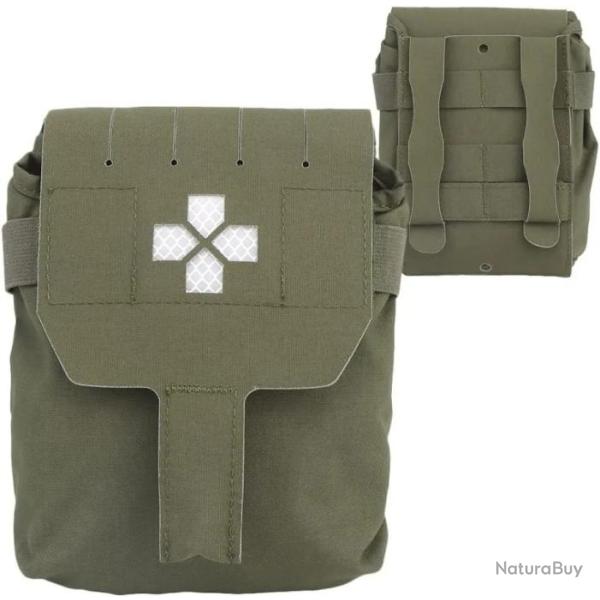 Pochette tactique Molle EDC � d�ploiement rapide-*Green