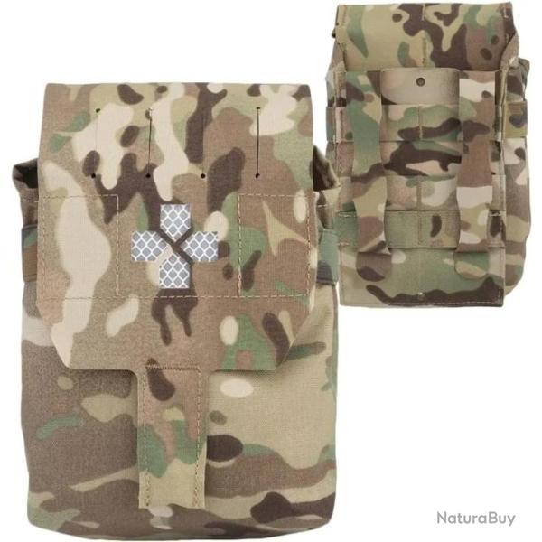 Pochette tactique Molle EDC � d�ploiement rapide-*Camo