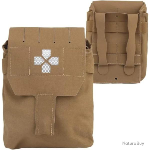 Pochette tactique Molle EDC � d�ploiement rapide-*Tan- LIVRAISON GRATUITE !!!