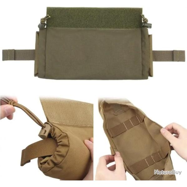 Pochette de d�charge m�dicale tactique enroulable-*Green- LIVRAISON GRATUITE !!!