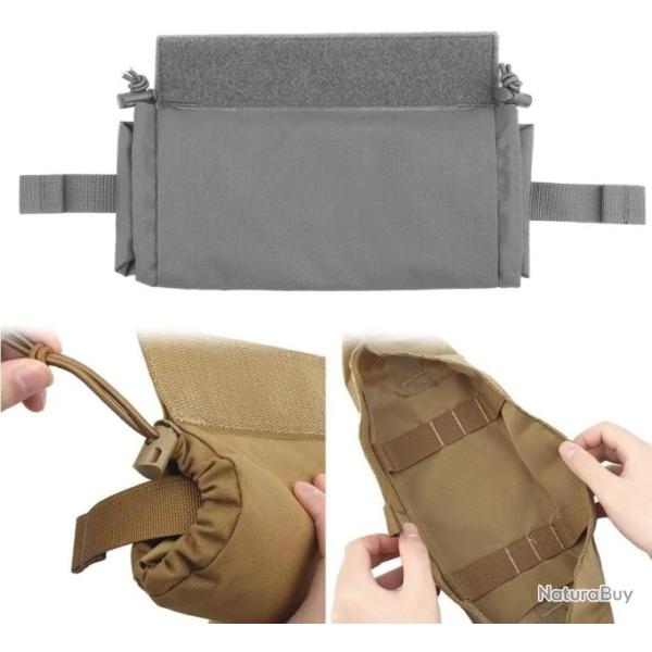 Pochette de d�charge m�dicale tactique enroulable-*Gray- LIVRAISON GRATUITE !!!