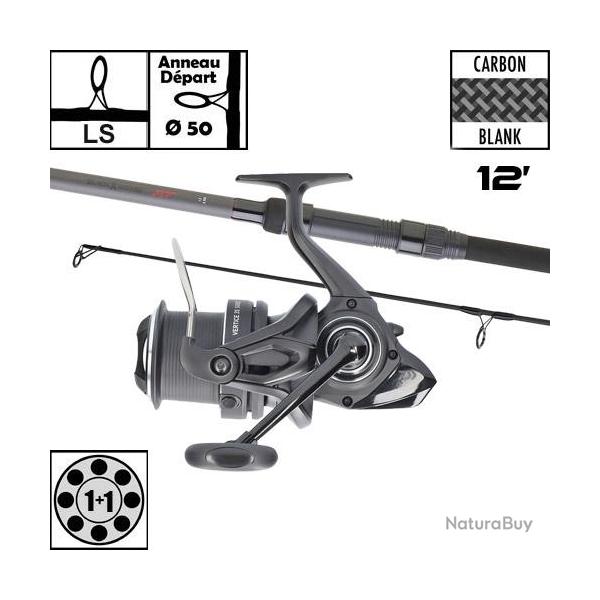 Ensemble Daiwa Black Widow XT 50mm 12' 3lbs Vertice 5000 LD