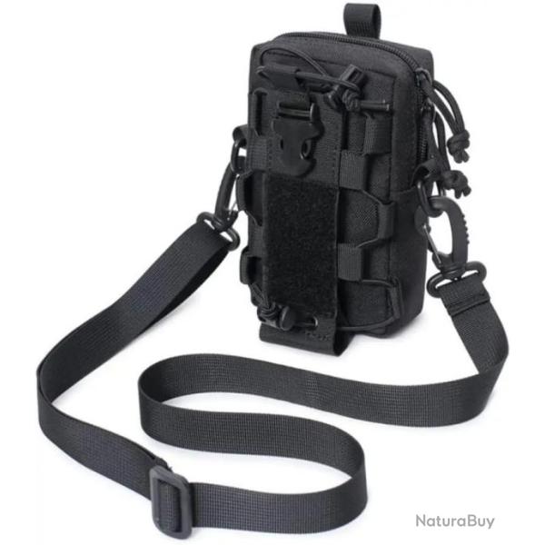 Sac m�dical tactique MOLLE pour bouteille d'eau-*BLACK- LIVRAISON GRATUITE !!!