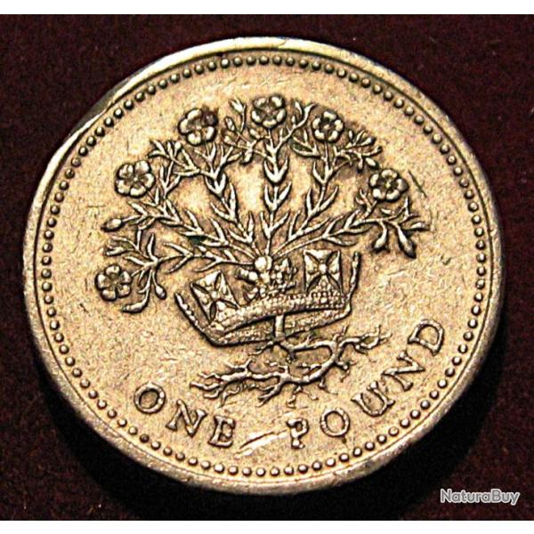 Angleterre  piece de one pound 1991 ttb Elizabeth II