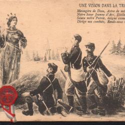 CPA - UNE VISION DANS LA TRANCHEE N&deg;7462