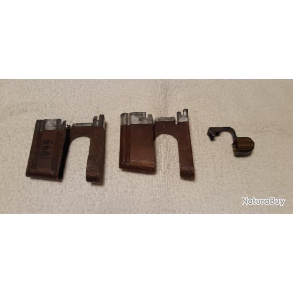 Lames de chargeur Schmidt Rubin K31 GP11 et  bouchon de canon