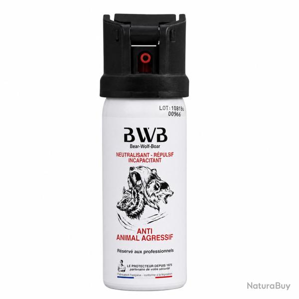 A�rosol anti-animaux agressif au gel poivre 50ml