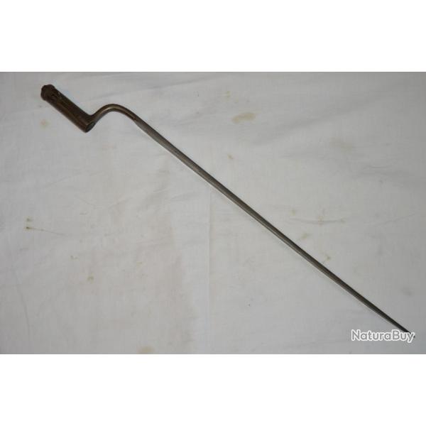 BAIONNETTE A DOUILLE Mle 1794 DANEMARK-SYSTEME KHYL-DANISH SOCKET BAYONET-KRONBORG (DANEMARK)-18� S