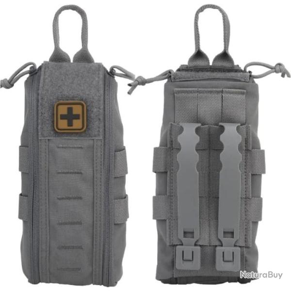 Pack de traumatologie Molle tactique ext�rieur-*GRIS - LIVRAISON GRATUITE !!