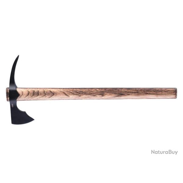 BEL2055 HACHE CRKT "ODR" 53.5CM AVEC PIC ACIER CARBONE MANCHE HICKORY NEUF