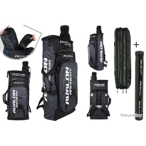 Sac � dos Avalon "Classic" pour arc recurve Gris