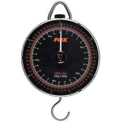 Peson &agrave; Cr&eacute;maill&egrave;re Fox Dial Scales 54Kg (120 Lbs)