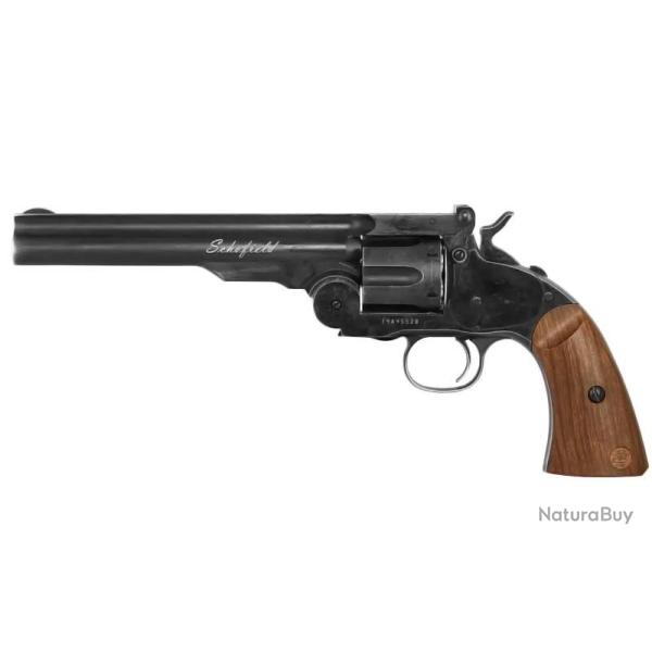 R�volver Schofield 6" Noir Vieilli 4.5 mm plombs ASG