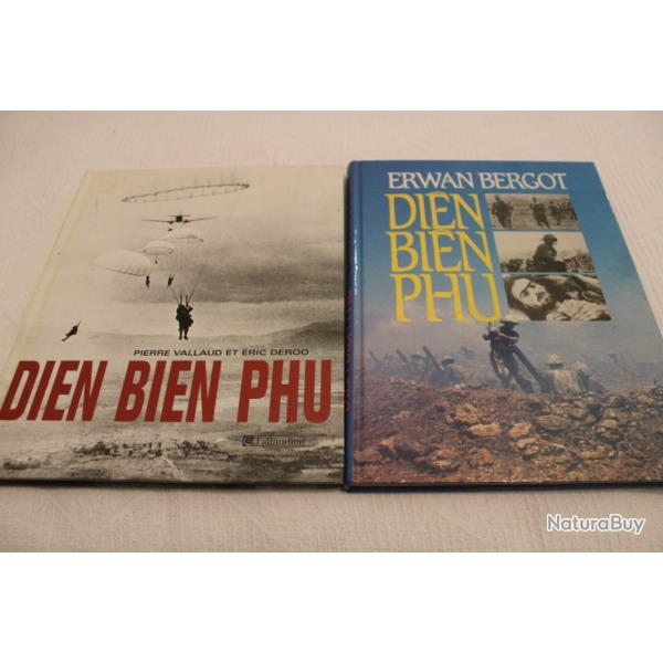 Lot 2 livres Dien Bien Phu, Indochine