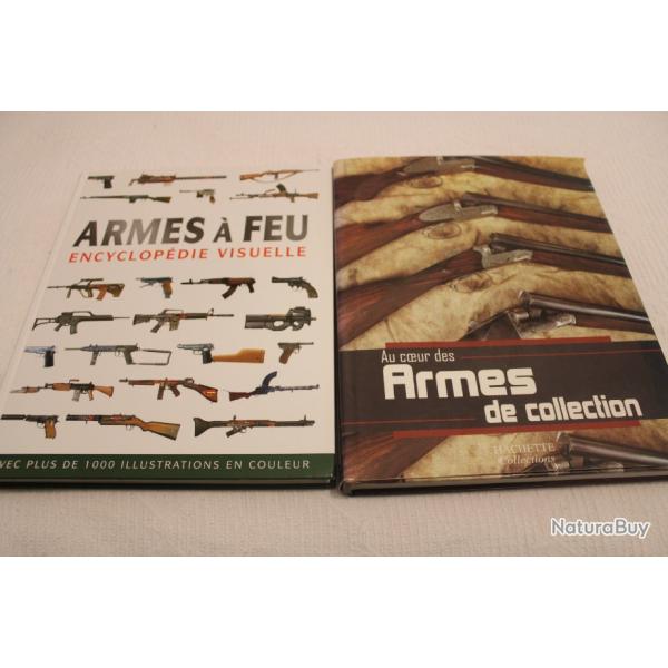 Lot 2 livres encyclop�die armes � feu et de collection
