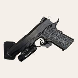 Support magn&eacute;tique universel pour pistolets et revolvers - Compatible calibres .45